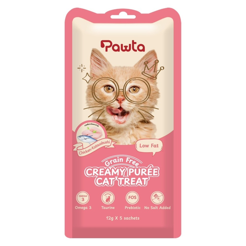 #新品特價#【Pawta波塔】貓咪低脂營養肉泥(12G*5入)-細節圖2