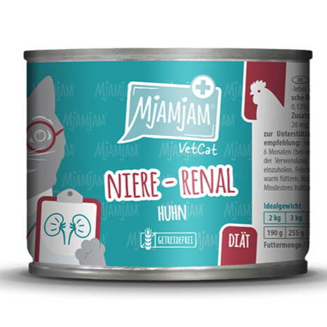 #凹罐出清#【MjAMjAM 德國迷幻喵】腎臟/泌尿道處方罐-200g-細節圖6