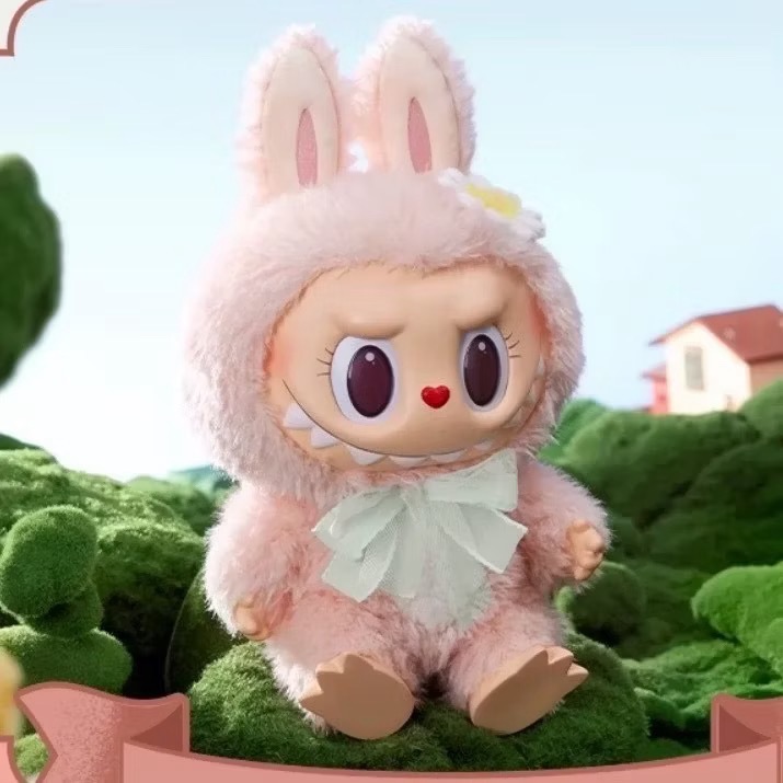 泡泡瑪特城市樂園限定甜心系列一代大mokoko搪膠公仔-細節圖2