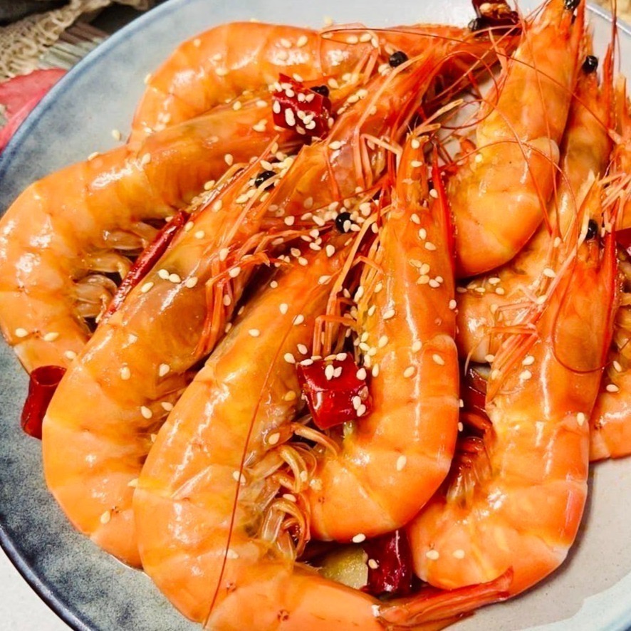 【哲野家】麻辣撈汁白蝦  台灣製作現貨 滿額免運 麻辣撈汁小海鮮 即食料理 麻辣味 消夜 下酒菜 露營必備-細節圖2