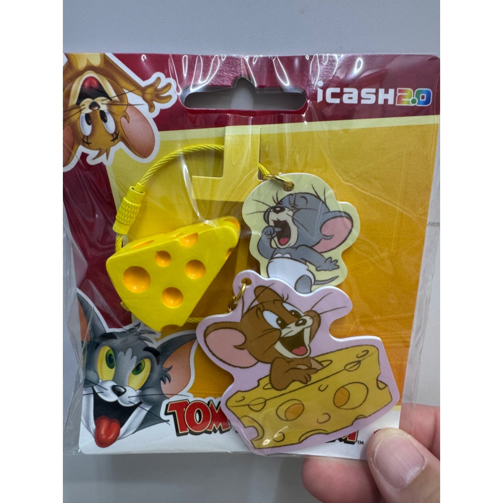 Tom and Jerry 鑰匙圈-我愛起司icash2.0-規格圖2