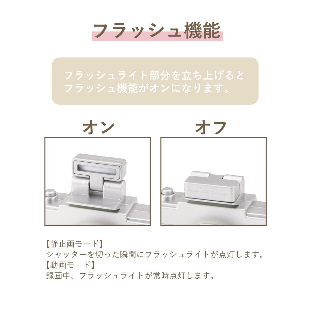 【JiBo吉寶日本代購】 現貨 3coins 迷你相機 可拍照錄影-細節圖4