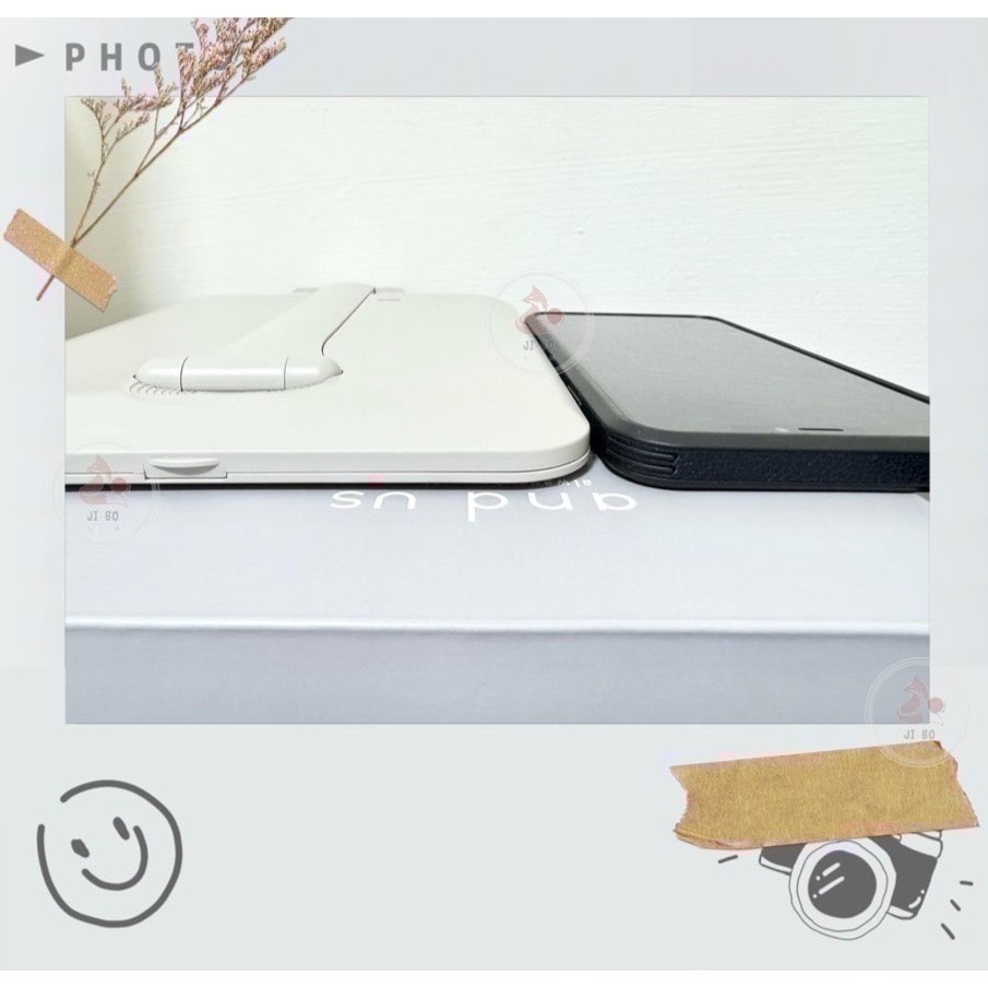 【JiBo吉寶日本代購】現貨 3coins 薄型 摺疊LED化妝鏡 旅遊旅行 折疊鏡-細節圖6