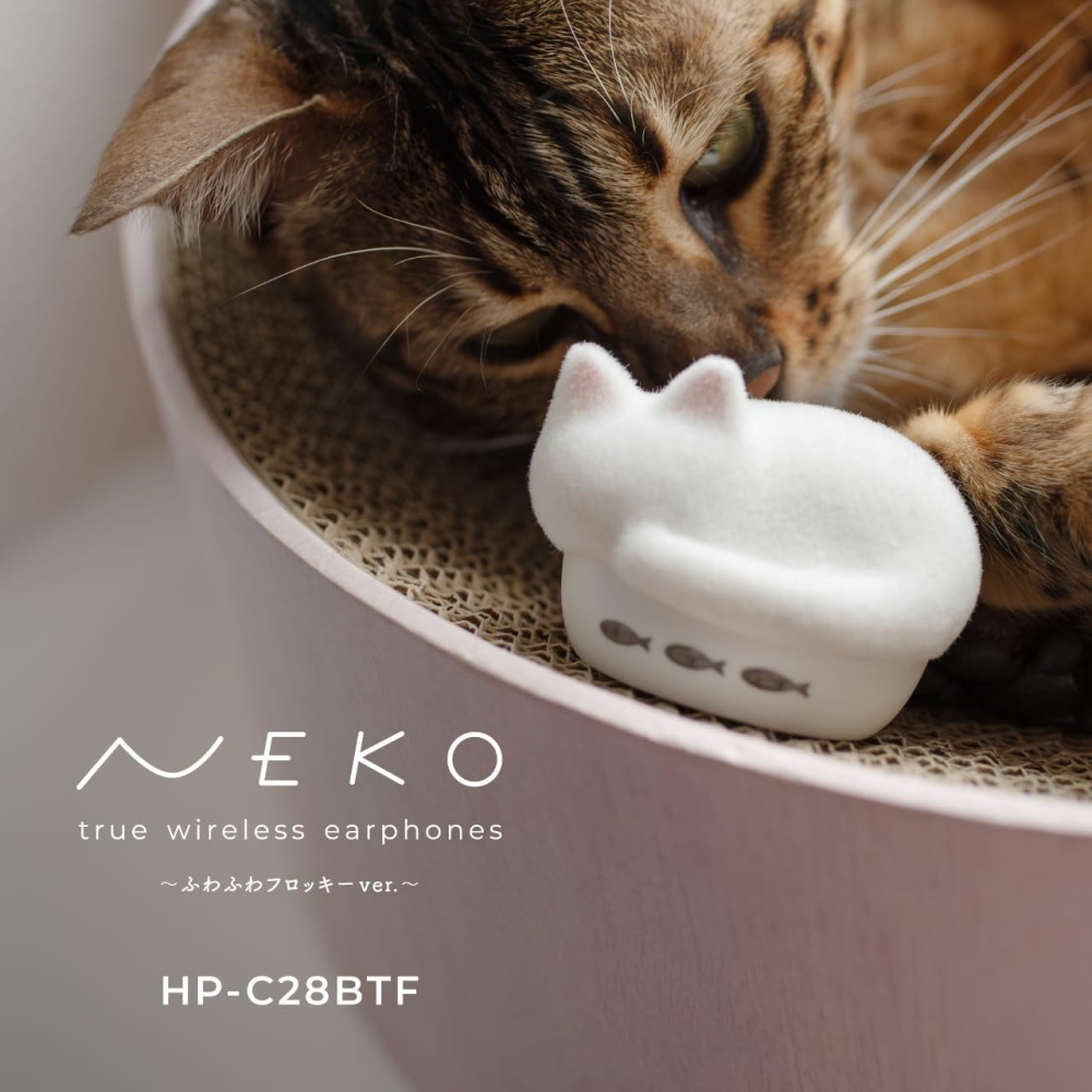 【JiBo吉寶日本代購】 現貨+預購 新色 絨毛 Radius NEKO 🐱貓咪耳機 藍芽耳機⭐️貓奴必備⭐️-細節圖6