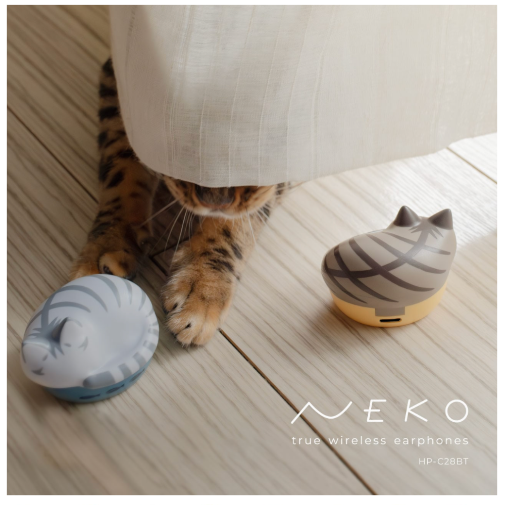 【JiBo吉寶日本代購】 現貨+預購 新色 絨毛 Radius NEKO 🐱貓咪耳機 藍芽耳機⭐️貓奴必備⭐️-細節圖7