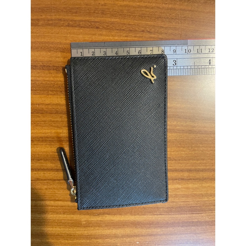 Agnes b 防刮皮夾卡片零錢包/鑰匙包 全新未使用僅拍照-細節圖3