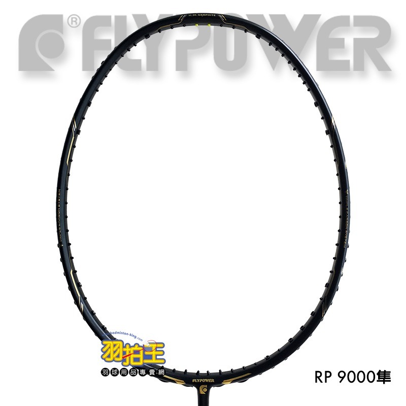 【羽拍王】FLYPOWER RAINBOW POWER 9000 隼 羽球拍 NEW-細節圖2
