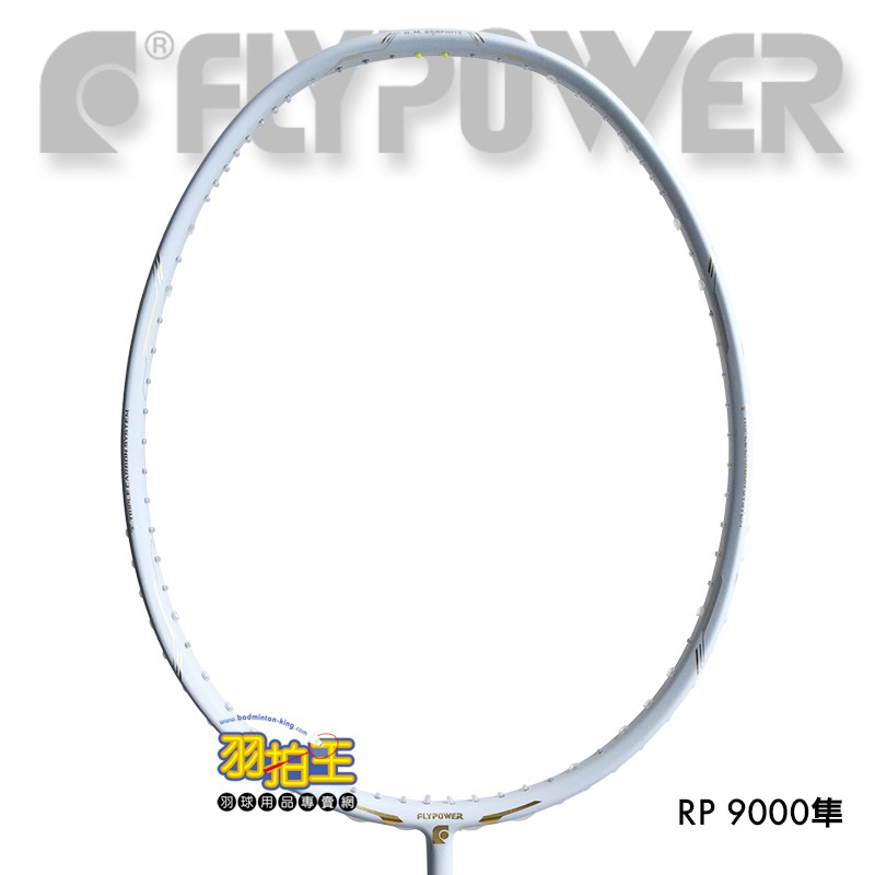 【羽拍王】FLYPOWER RAINBOW POWER 9000 隼 羽球拍 NEW-細節圖3