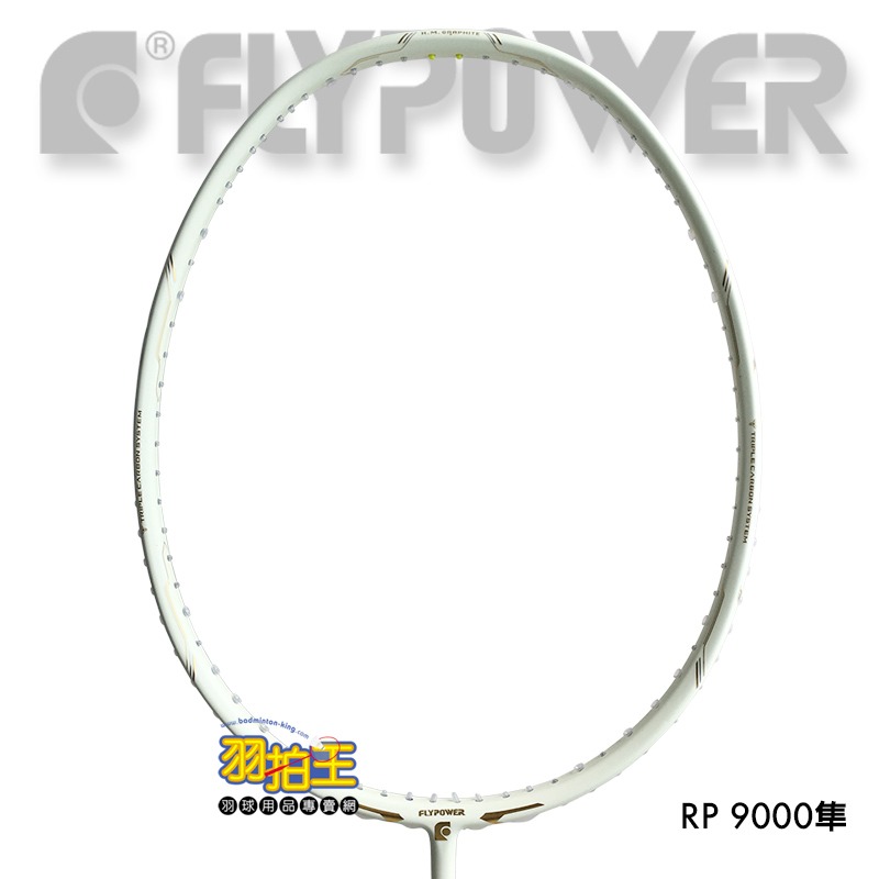 【羽拍王】FLYPOWER RAINBOW POWER 9000 隼 羽球拍 NEW-細節圖4