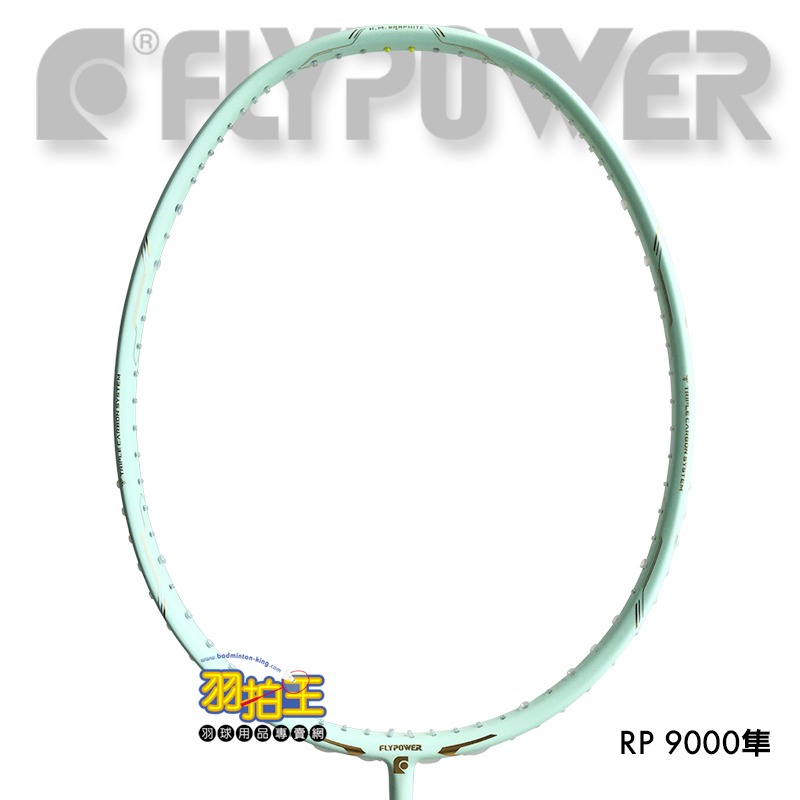 【羽拍王】FLYPOWER RAINBOW POWER 9000 隼 羽球拍 NEW-細節圖5