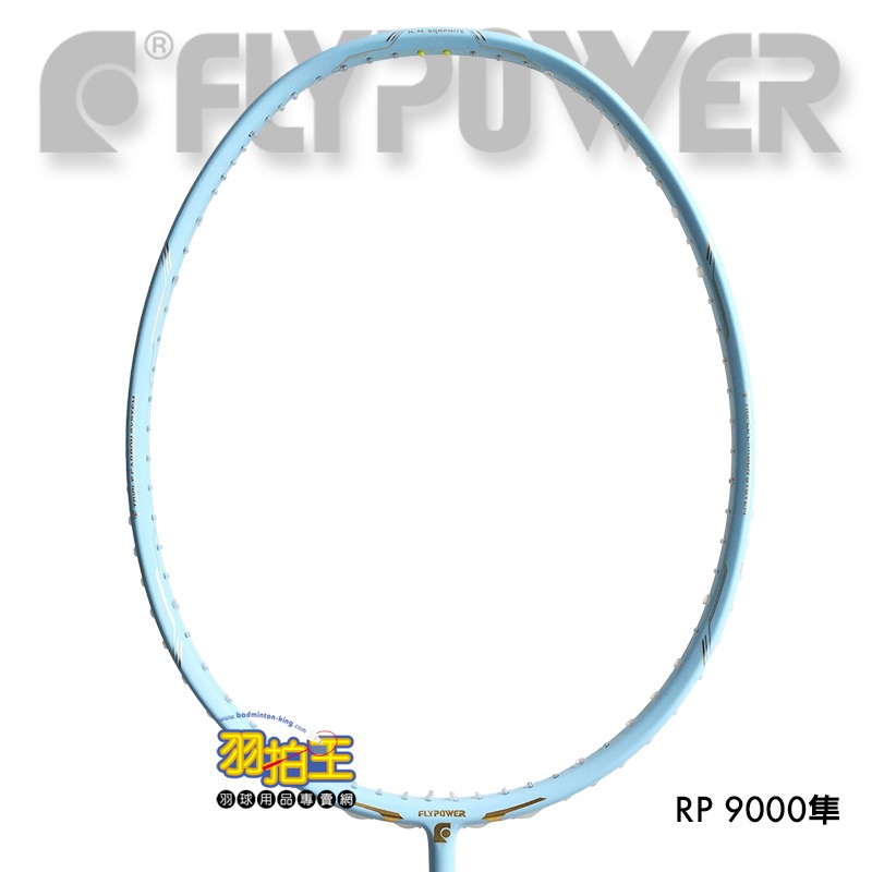 【羽拍王】FLYPOWER RAINBOW POWER 9000 隼 羽球拍 NEW-細節圖6