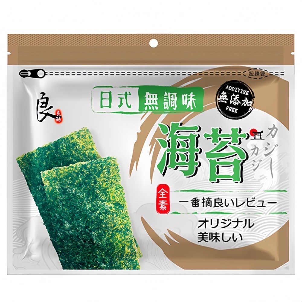 新效期 椒鹽海苔/酥爆海苔 唐辛子 大蒜 梅子 原味日式 片烤海苔巧益加厚-規格圖3