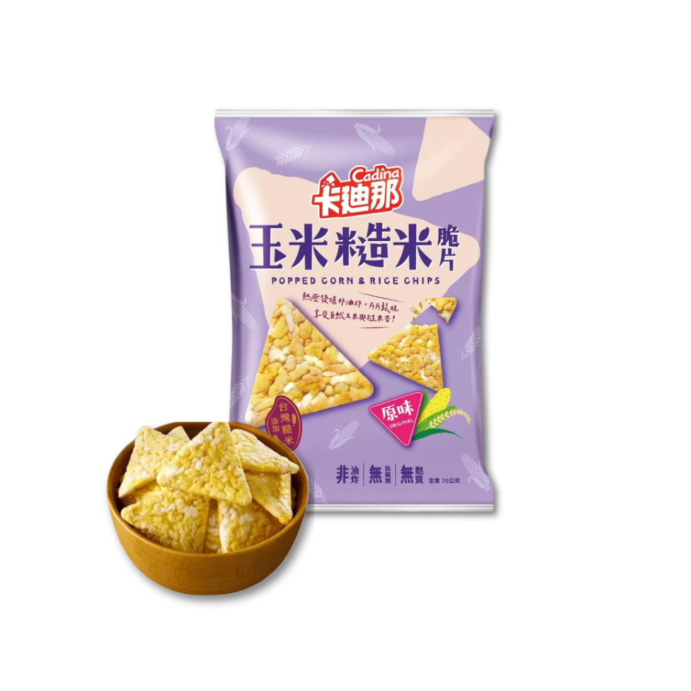 卡迪那玉米糙米脆片 70g