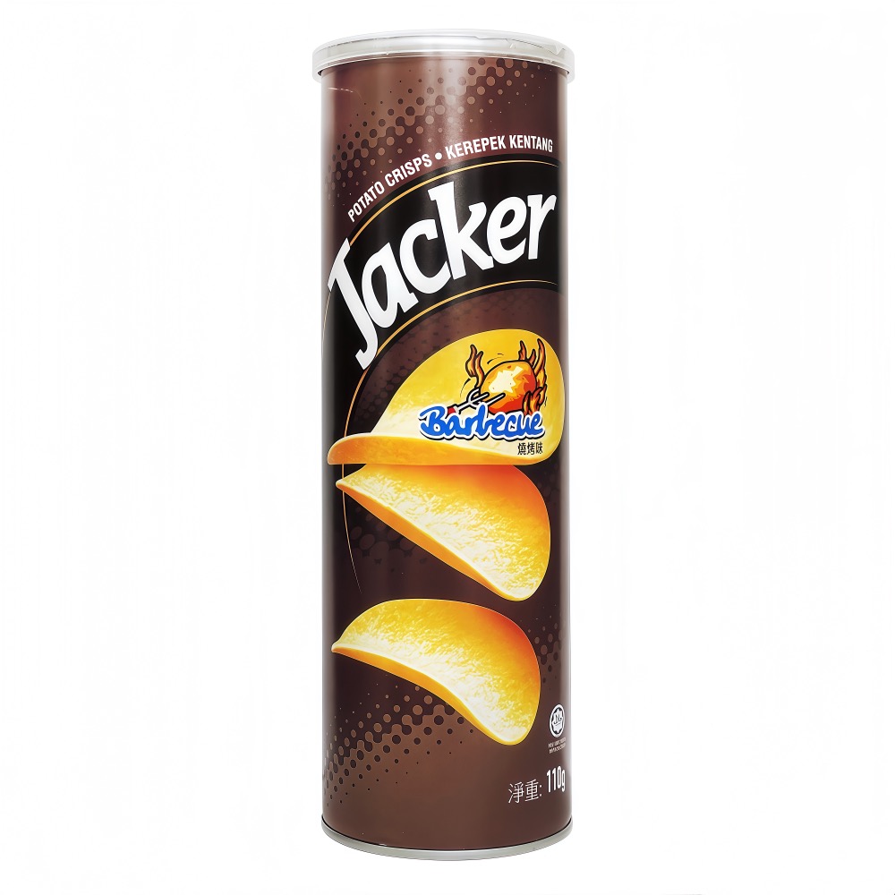 傑可洋芋片｜炭烤 110g/罐
