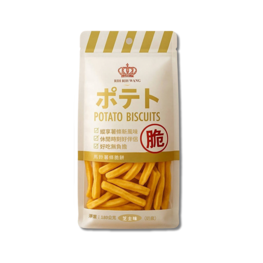 馬鈴薯條脆餅｜芝士味 180g