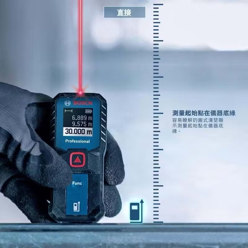 【德國博世 BOSCH】30米雷射測距儀 GLM30 紅光 口袋型測距儀 30米測距儀 高精確度的系統-細節圖4