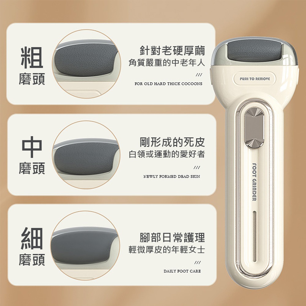 【磨腳器】電動磨腳器 修腳器 家用 去角質 磨腳皮 修足機-細節圖2