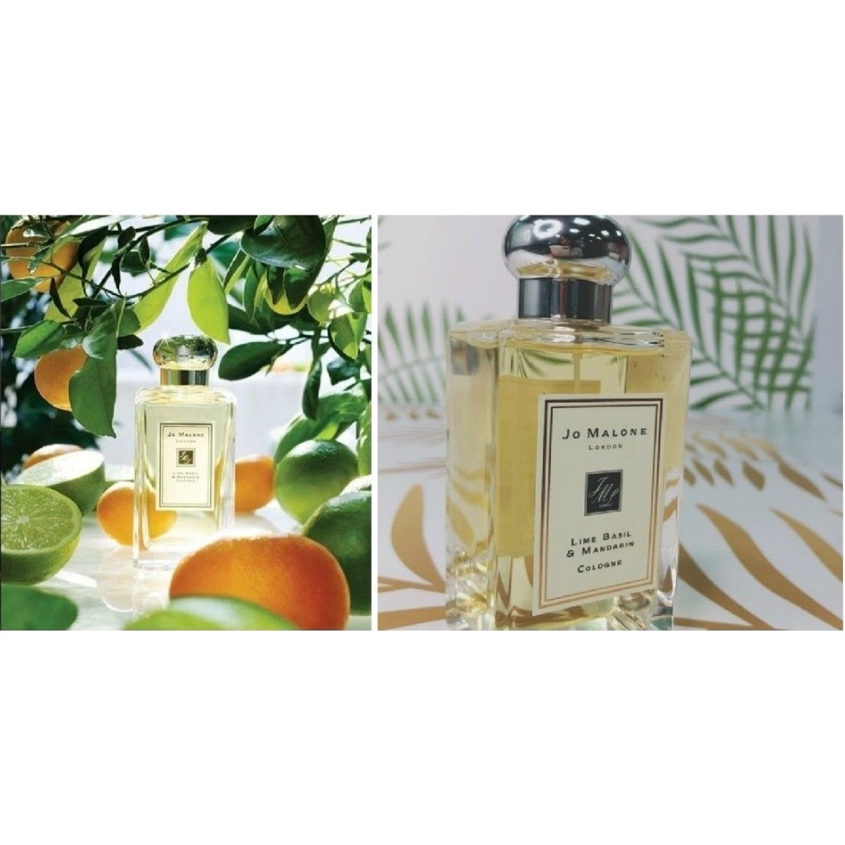 Jo Malone 青檸羅勒與柑橘古龍水 100ml 手繪花盒限量版-附提袋-細節圖2