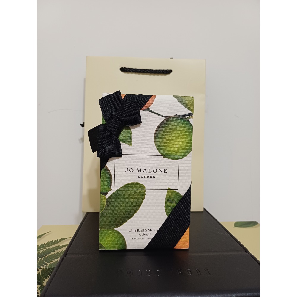 Jo Malone 青檸羅勒與柑橘古龍水 100ml 手繪花盒限量版-附提袋-細節圖3