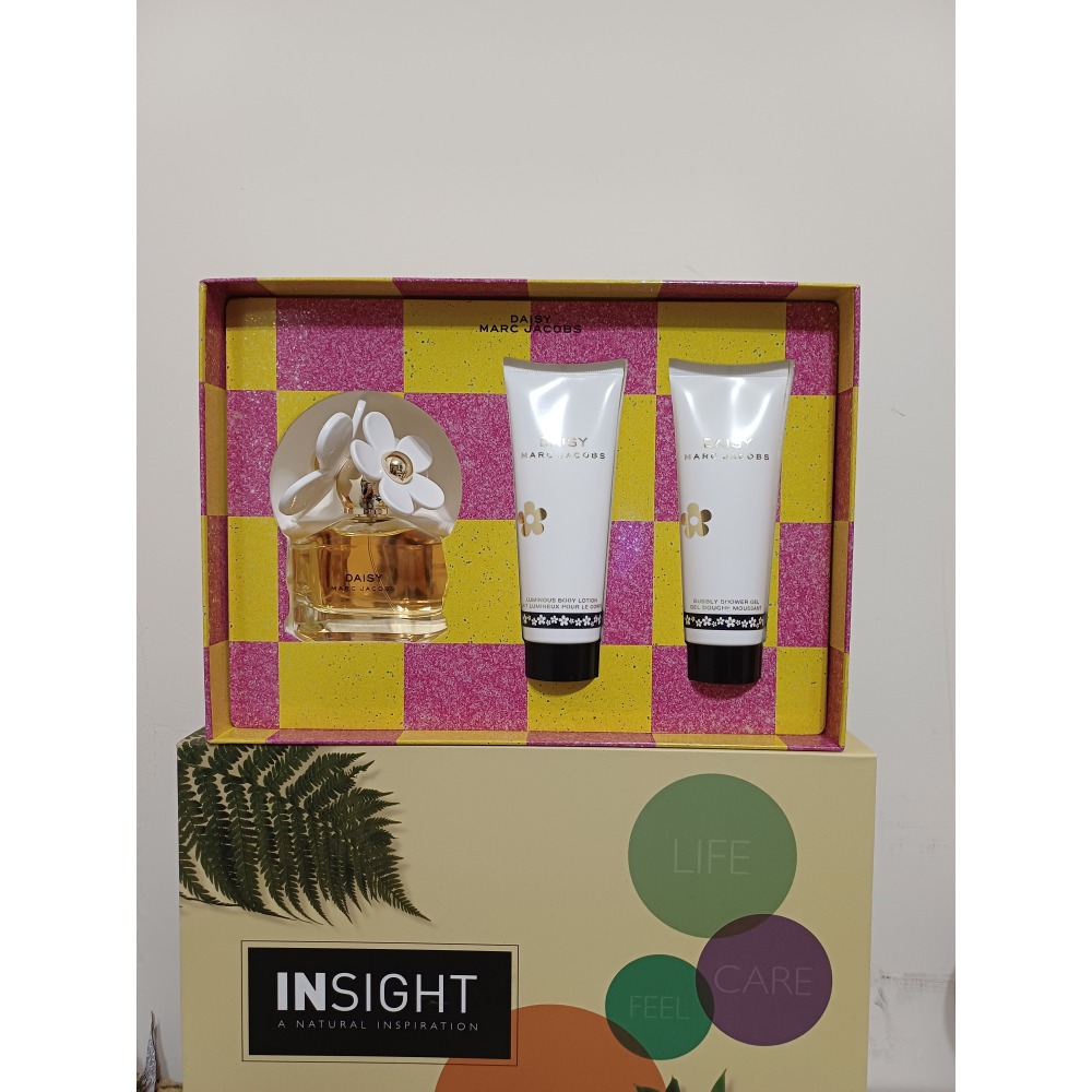 MARC JACOBS DAISY 繽紛假期小雛菊經典禮盒 (淡香水50ml+沐浴膠75ml+身體乳75ml)-細節圖3