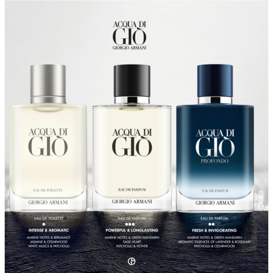 Giorgio Armani 亞曼尼 寄情水男性淡香水 100ml（禮盒拆售）-細節圖3