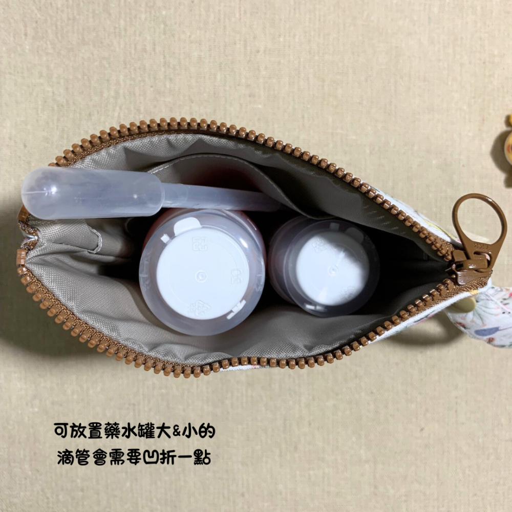 剪線頭手作｜刺繡托藥袋 客製化繡名字 客製化選布-細節圖4