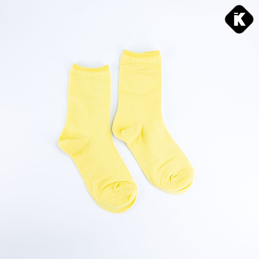 韓國襪子 螢光色中筒襪-細節圖4