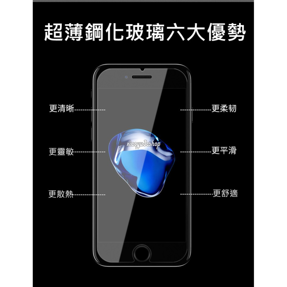 超薄 非滿版玻璃貼 iPhone14 13 12 11 Pro MAX 8 XR 7 Plus iPhone Xs-細節圖6
