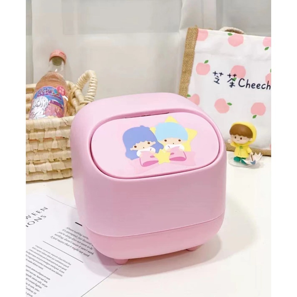 可愛三麗鷗創意桌面垃圾桶、收納盒-細節圖4