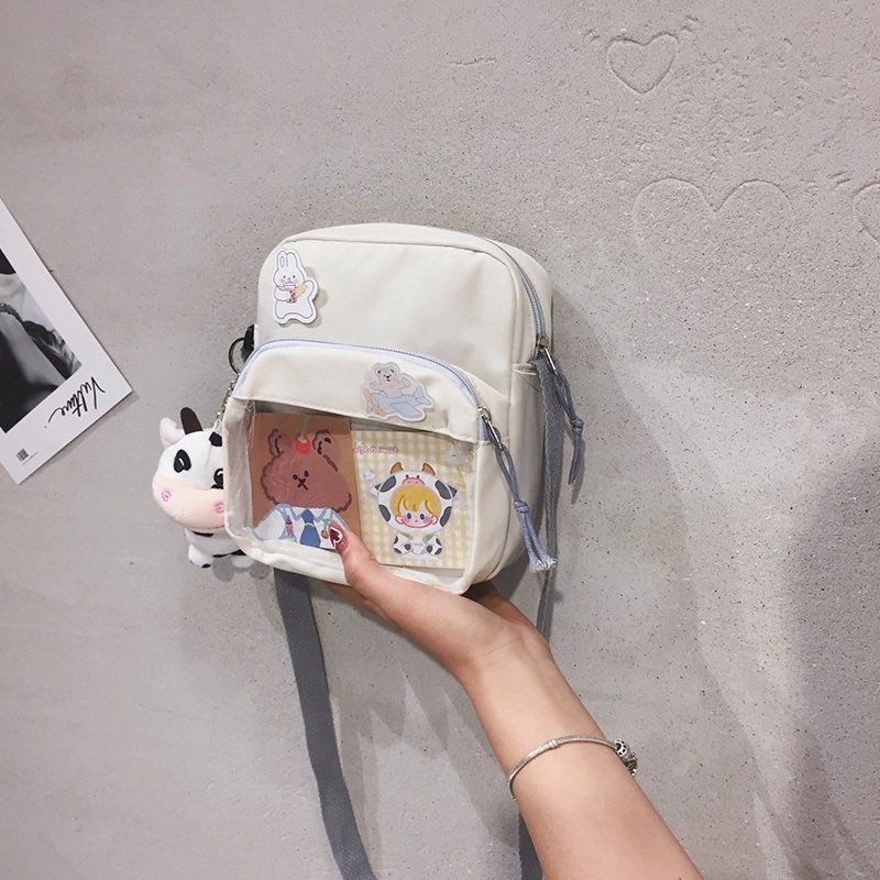 可愛少女感學生布包新款韓版百搭書包-細節圖5