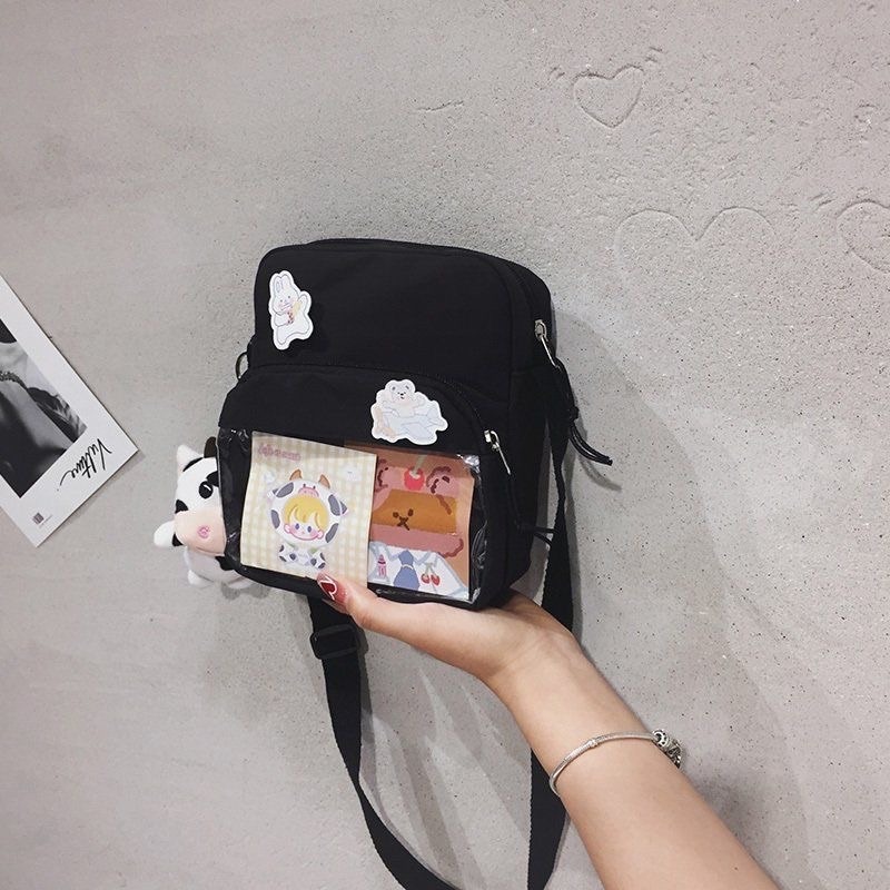 可愛少女感學生布包新款韓版百搭書包-細節圖6