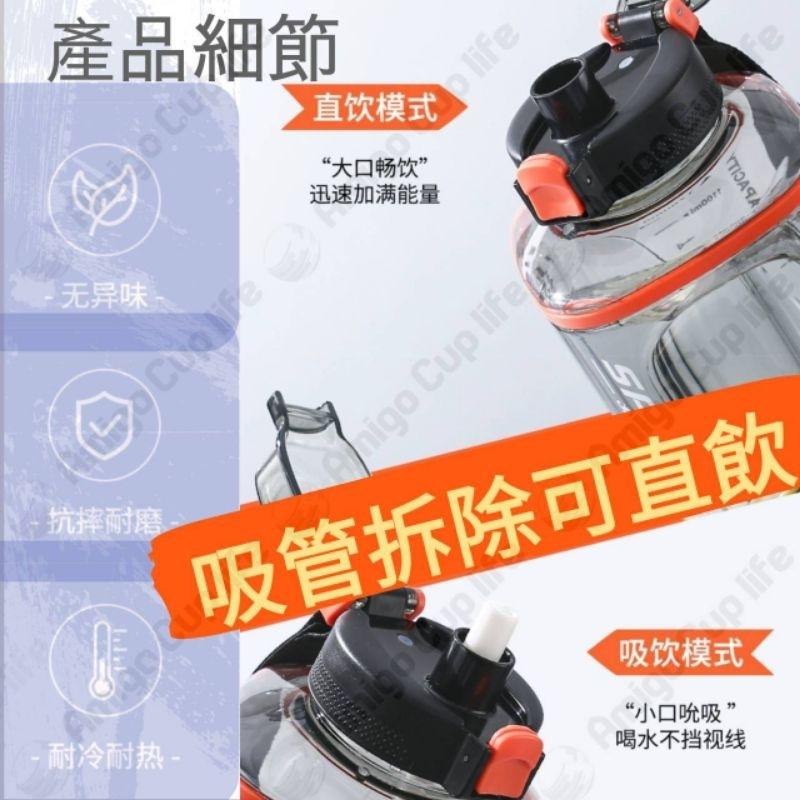 [台灣現貨] 網紅同款 方型造型 健身水杯 健身水杯 大容量吸管杯 重訓杯水壺 運動水杯 大容量水壺 噸噸水壺 噸噸杯-細節圖7