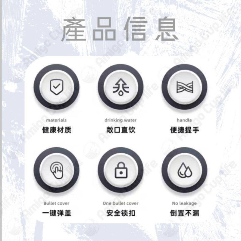 【台灣秒發】韓風大容量 吸管水杯 800ml 運動水壺  學生水杯 網紅水杯 手搖杯環保水杯 隨手杯 韓式水杯 優質水杯-細節圖5