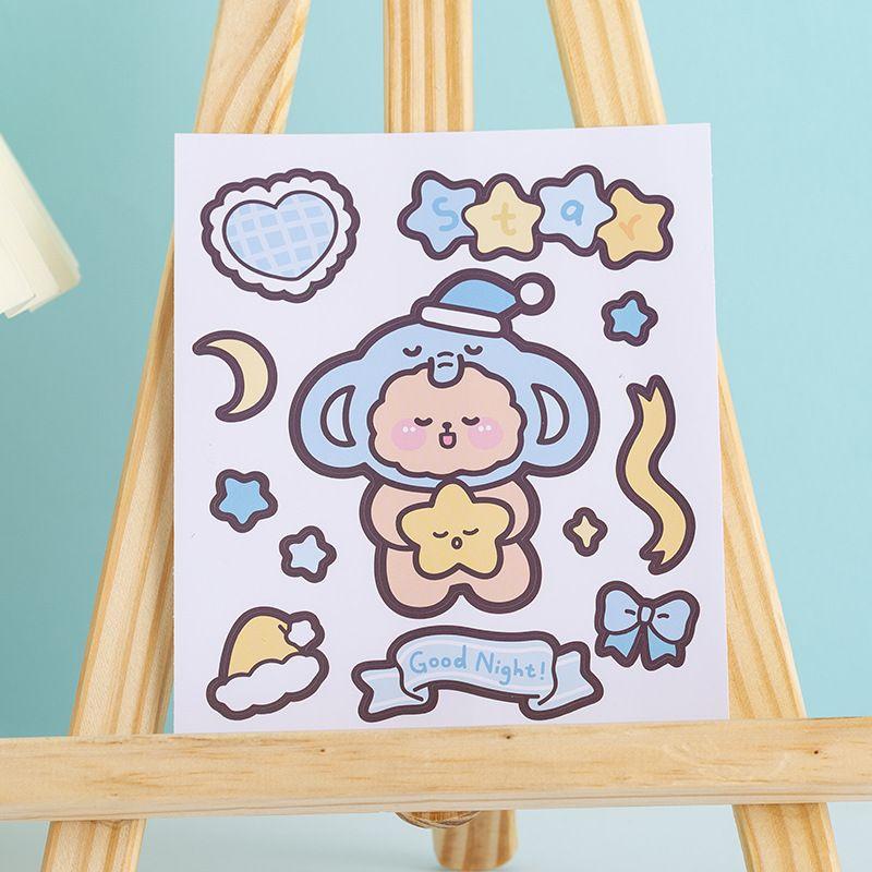 【台灣秒發】手帳風可愛貼紙 可愛風貼紙 防水貼紙 水杯貼紙 ins風貼紙 手機貼紙 筆記本貼紙  手帳貼紙 手帳防水貼紙-細節圖9