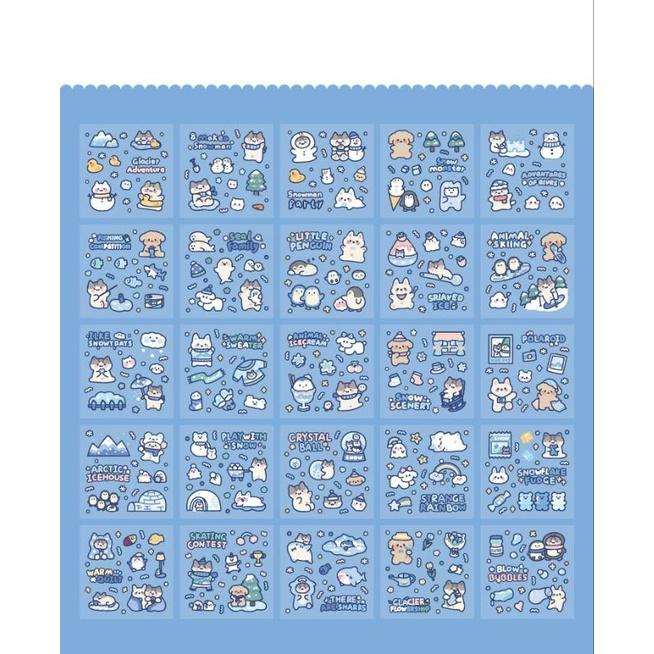 【台灣現貨】ins 萌萌兔貼紙 手帳貼紙 水杯貼紙 防水貼紙 筆記本貼紙 手機貼紙 文具貼紙 韓風貼紙 韓版手帳風貼紙-細節圖6