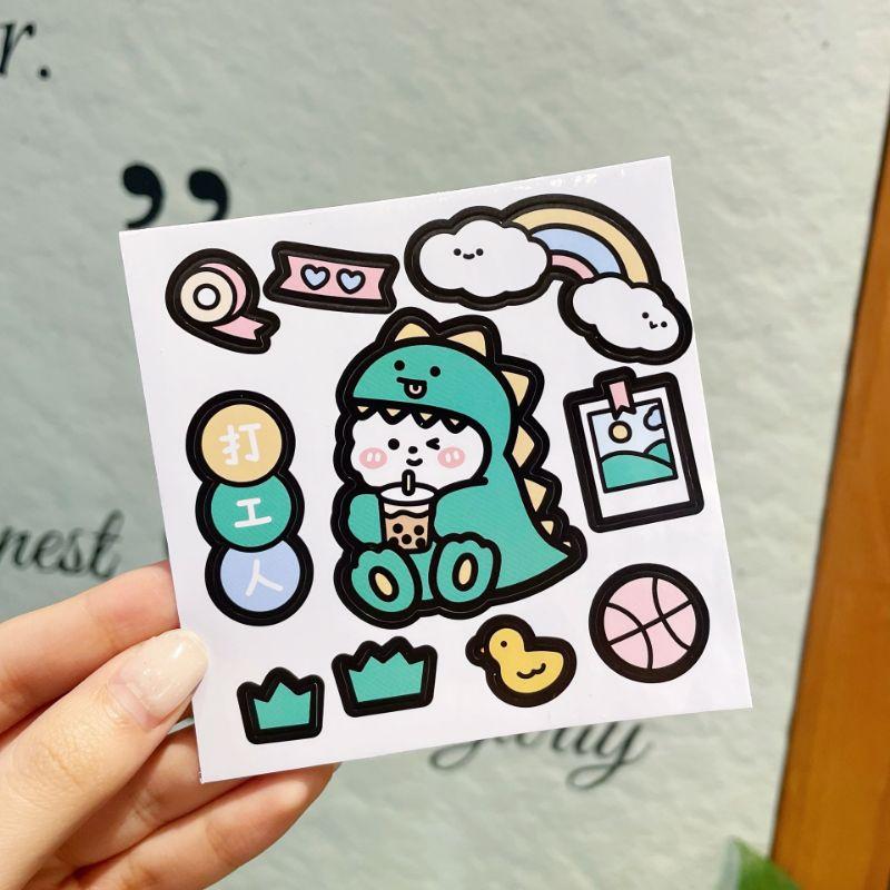 【台灣秒發】手帳風貼紙 可愛風貼紙 防水貼紙 水杯貼紙 ins風貼紙 手機貼紙 筆記本貼紙  手帳貼紙 手帳防水貼紙-細節圖6
