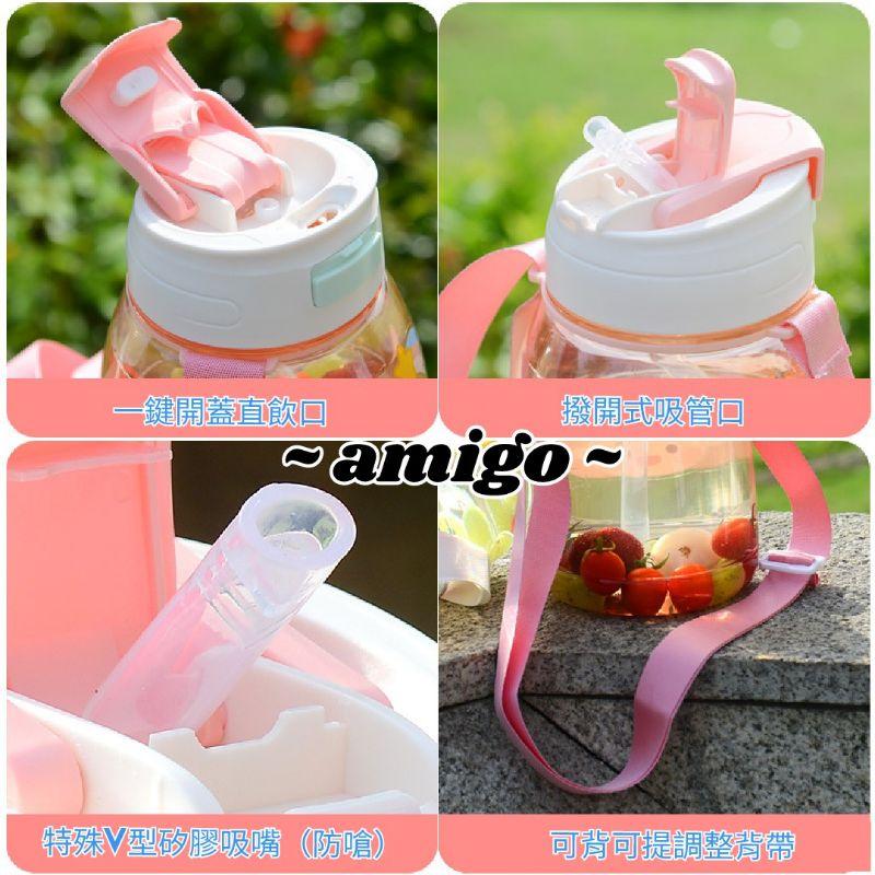 [台灣秒發] 兩用式 大容量水壺 防漏吸管杯 雙飲式水杯 雙飲式水壺 大容量水杯 雙飲水壺 健身水杯 學生水杯 雙蓋水杯-細節圖2
