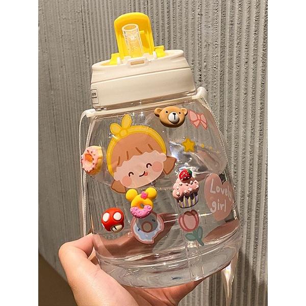 [台灣秒發] 兩用式 大容量水壺 防漏吸管杯 雙飲式水杯 雙飲式水壺 大容量水杯 雙飲水壺 健身水杯 學生水杯 雙蓋水杯-細節圖9