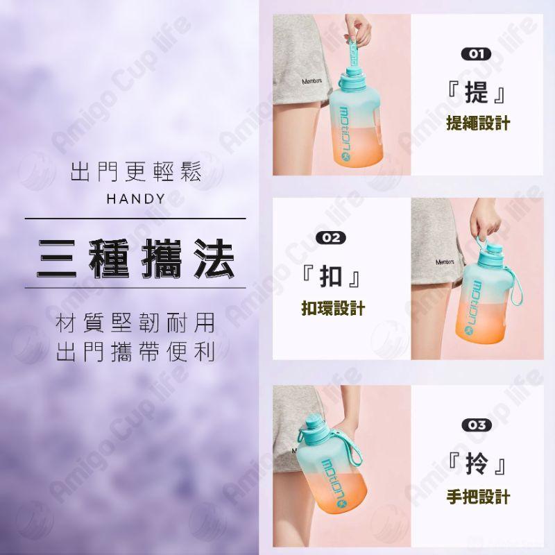 [台灣秒發] 防漏吸管杯 重訓水壺 健身大水壺 大容量吸管杯 2200ml 大容量水壺 吸管水壺 健身水壺 網紅重訓杯-細節圖3