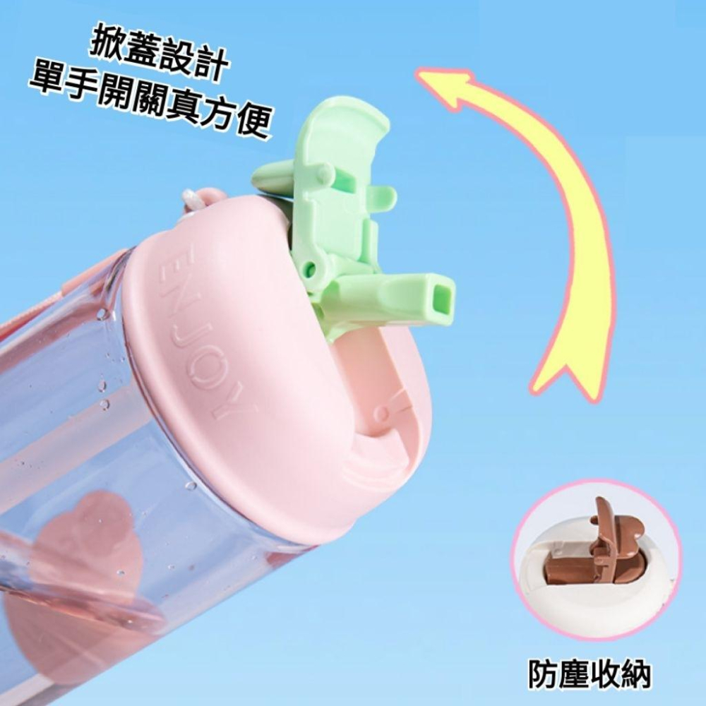 [台灣現貨]Tritan 小容量 吸管水杯 450ml 兒童水杯 學生水杯 網紅水杯 安全水杯  韓式水杯 優質水杯-細節圖6