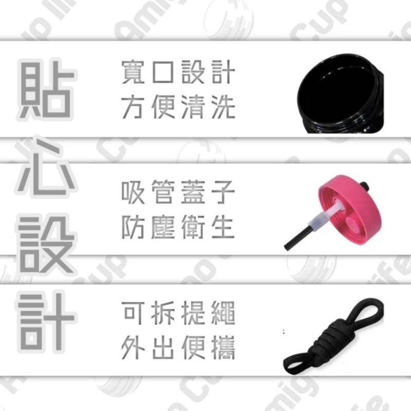 [台灣秒發] 可收納防漏吸管杯 摺疊吸管杯 950ml 隨手杯 外帶隨行杯 運動水杯  大容量吸管杯  吸管水壺 大水壺-細節圖2