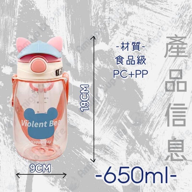 【台灣秒發】獨創設計 熊寶貝吸管水杯 防漏水杯 吸管水杯 大容量 吸管杯 隨手杯 運動水杯 大容量吸管杯 吸管水壺-細節圖4
