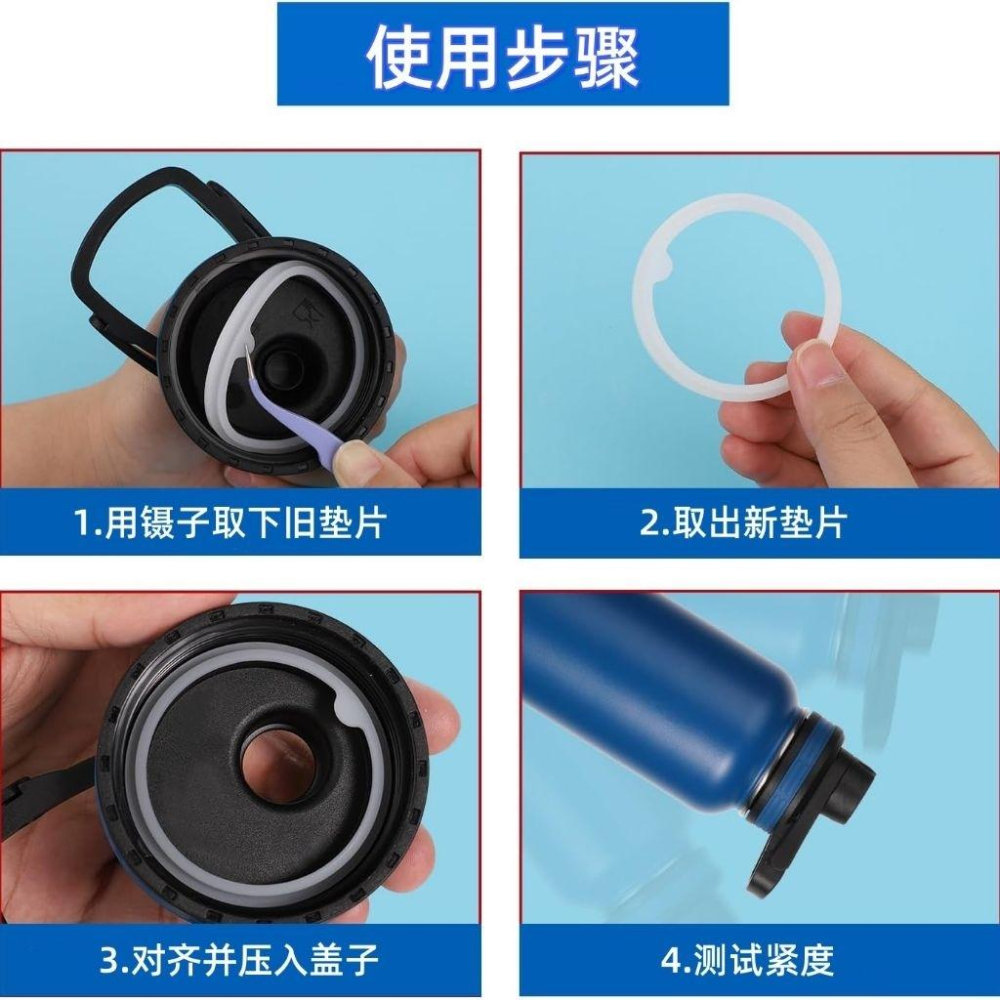 〔台灣現貨〕磁吸杯蓋 thermoflask-獨家大堤把杯蓋 獨家矽膠圈組 替換保溫杯蓋 磁吸保溫杯蓋-細節圖8