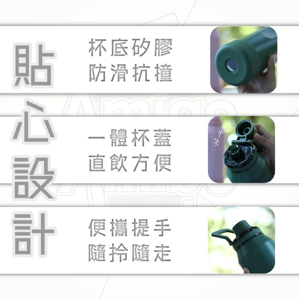 【台灣現貨秒發】316不銹鋼保溫杯 316不鏽鋼大容量保溫杯 外帶保溫杯 316便攜手提式保溫杯 手搖保溫杯 健身保溫杯-細節圖2