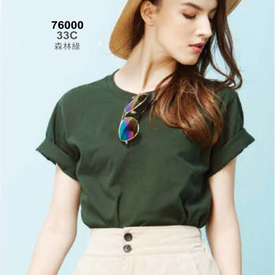 素T Gildan吉爾登76000系列圓領全棉短袖上衣 短T 上衣 素色 內搭 t恤 大尺碼 棉t 全棉上衣 素色上衣-細節圖4