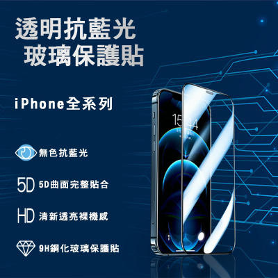 5D滿版抗藍光螢幕玻璃貼 iPhone保護貼 iPhone141312 11 8ProMax  XR 手機螢幕保護貼-細節圖2