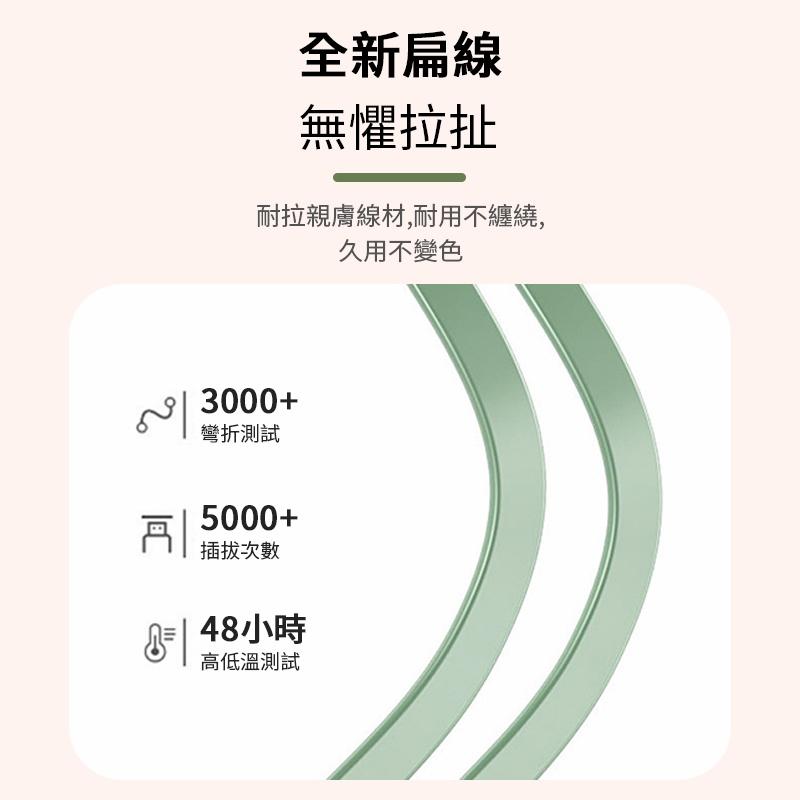 伸縮三合一充電線 1.1M傳輸線 快充線 閃充線 扁線 攜帶方便 安卓 蘋果 通用接口 可拉升長度 旅行必備 Type--細節圖5