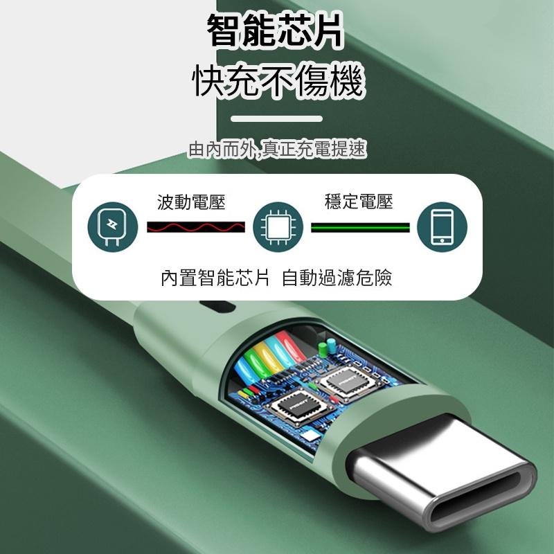 伸縮三合一充電線 1.1M傳輸線 快充線 閃充線 扁線 攜帶方便 安卓 蘋果 通用接口 可拉升長度 旅行必備 Type--細節圖6