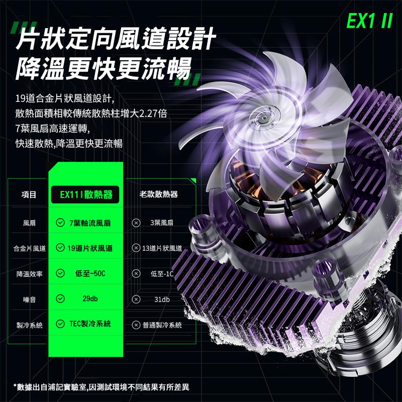 浦記XMOWI 手機散熱器  平板散熱器 EX1 EX2 EX3 磁吸散熱器 手機散熱風扇 散熱背夾 X6散熱-細節圖3