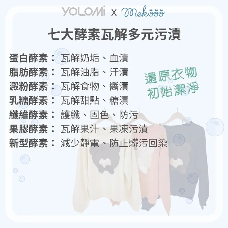 Yolomi│植萃酵素洗衣膠囊│洗衣凝珠-細節圖3